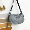New Versatile Casual Lightweight Sports Style Shoulder Bag, Trendy Waterproof Nylon Cloth Bag, Large Capacity Dumpling Bag, Crossbody Bag