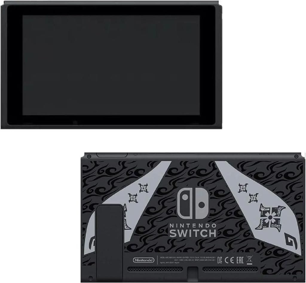 [Refurbished] Nintendo Switch Monster Hunter Rise Special Edition Console Only (Screen Only) - Second Unit - No Accessories - HAD-S-KGAGL - Enhanced B