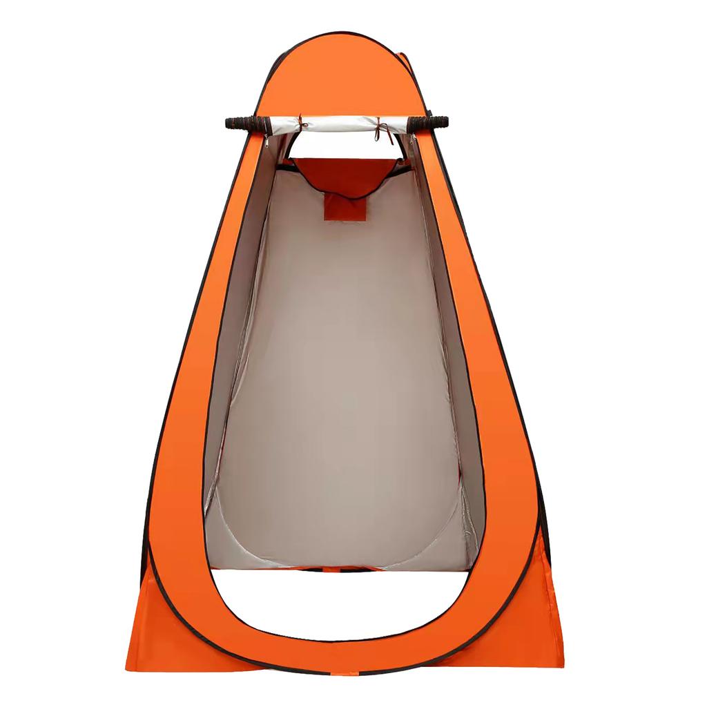 Automatic Pop Up Tent Portable Privacy Shower Tent Spacious Dressing Changing Room for Camping Hiking Beach Orange