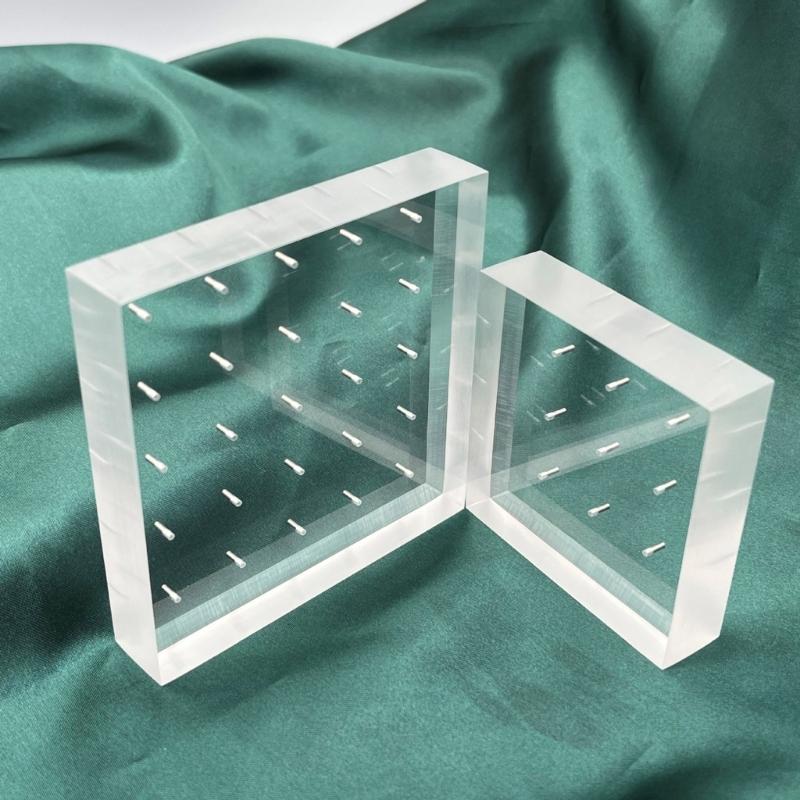 Acrylic Piercing Jewelry Display Stand Clear Organizer Body Jewelry Holder Suitable for Rings Earrings Piercing Jewelry
