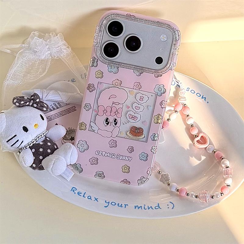 Glitter Flower Cartoon Case for iPhone 17/16 Pro Max/15/14