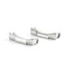 Stainless Steel Curved End Link Set Metal Wristband Curved End Bracelet Adapter  Watch Accessories