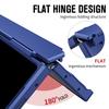 Full-Coverage Phone Case with Built-in Stand for Samsung Z Fold 7 6 5 4 with S Pen Tempered Glass Shield Hinge Protection Cover