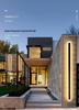 Modern Minimalist Outdoor Waterproof Linear LED Wall Lamp for Villa, Courtyard, Hotel, or Corridor