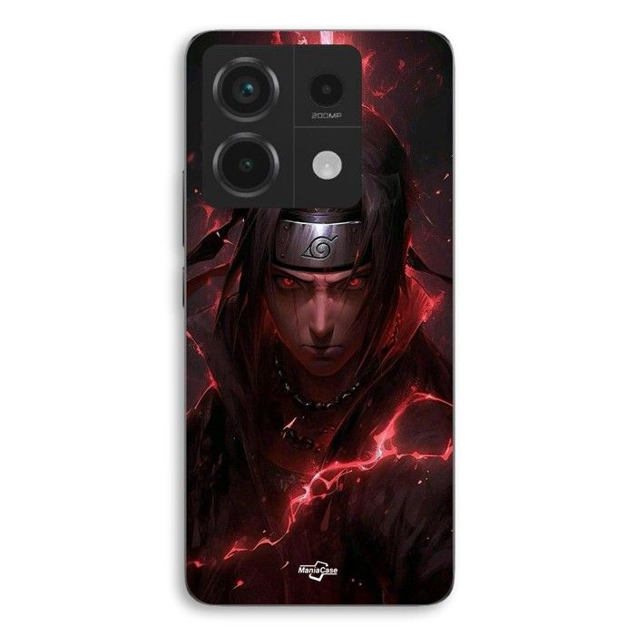 Coque de téléphone - MANIACASE - Xiaomi Redmi Note 13 Pro 5G - Silicone TPU - Itachi Uchiwa - 3D Fanart