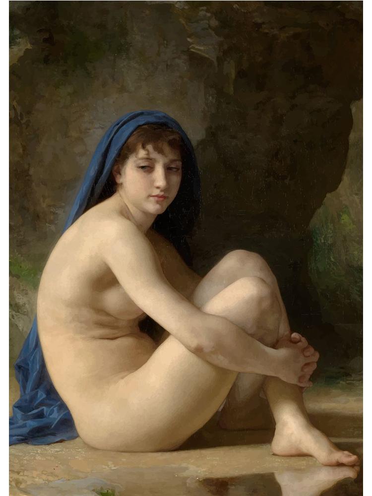 Artist William Bouguereau Classic Artwork Poster Canvas Oil Painting Woman Figure Wall Art For Living Room Home Decoration