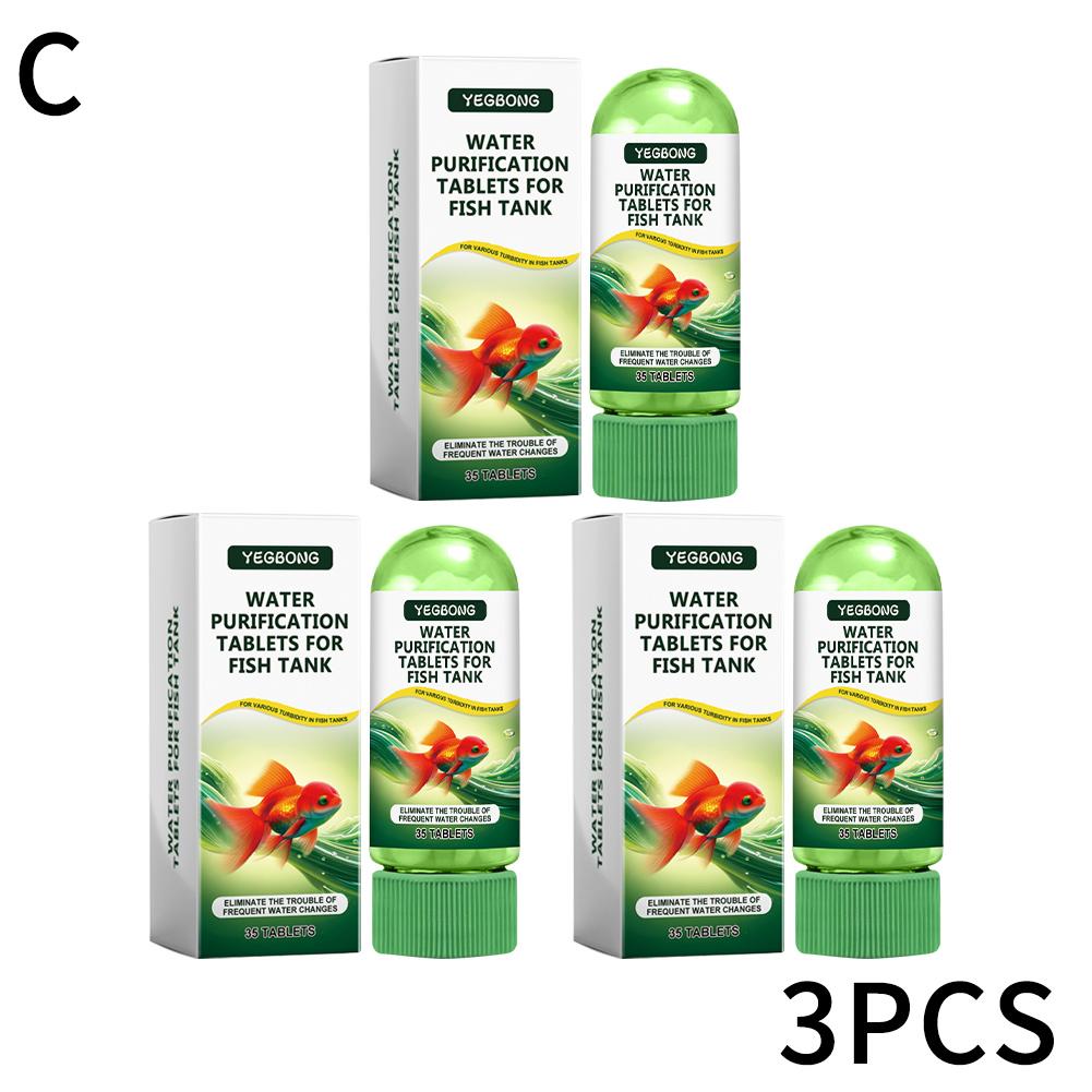 1/2/3 Box Water Purification Tablets Fast Aquarium Water Filter Tablets for Fish Purifying Agent Remover Cleaning Odor Tank 2026