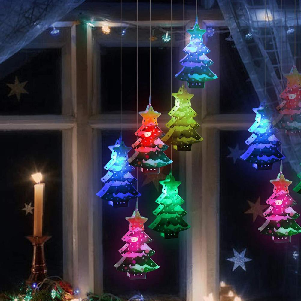 Clopoțel de Vânt Solar de Crăciun Lumină de Exterior Alimentat Solar Impermeabil LED Clopoțel de Vânt cu Schimbare de Culoare