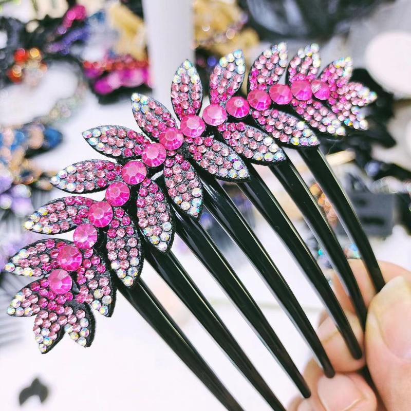 1PC Fashion Hair Comb Women Hairpin Rhinestone Hair Ornament Ladies Headwear Hair Accessories