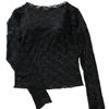 European Style Lace Base Layer Slim Fit Long Sleeve Crochet Hollow Out Women's Top
