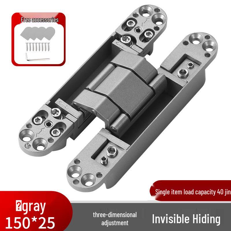 3D Adjustable Concealed Hinge for Hidden Doors