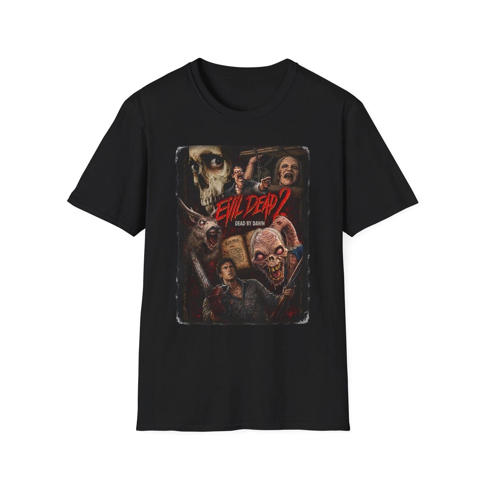 Evil Dead 2 horror collage T-Shirt | Ash vs Deadites movie poster XXXXL