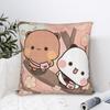 3D Print Kawaii Bubu & Dudu Pillow Cover Cute Funny Pillow Case For Couch Sofa Bedroom Graphic Cushion Cover Gift