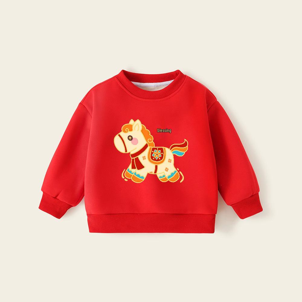 Children s Fleece Christmas Sweatshirt - Thick Winter Top for Boys & Girls 120cm
