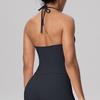 European & American High-Elastic Lace-up Backless Sports Bra for Training & Yoga