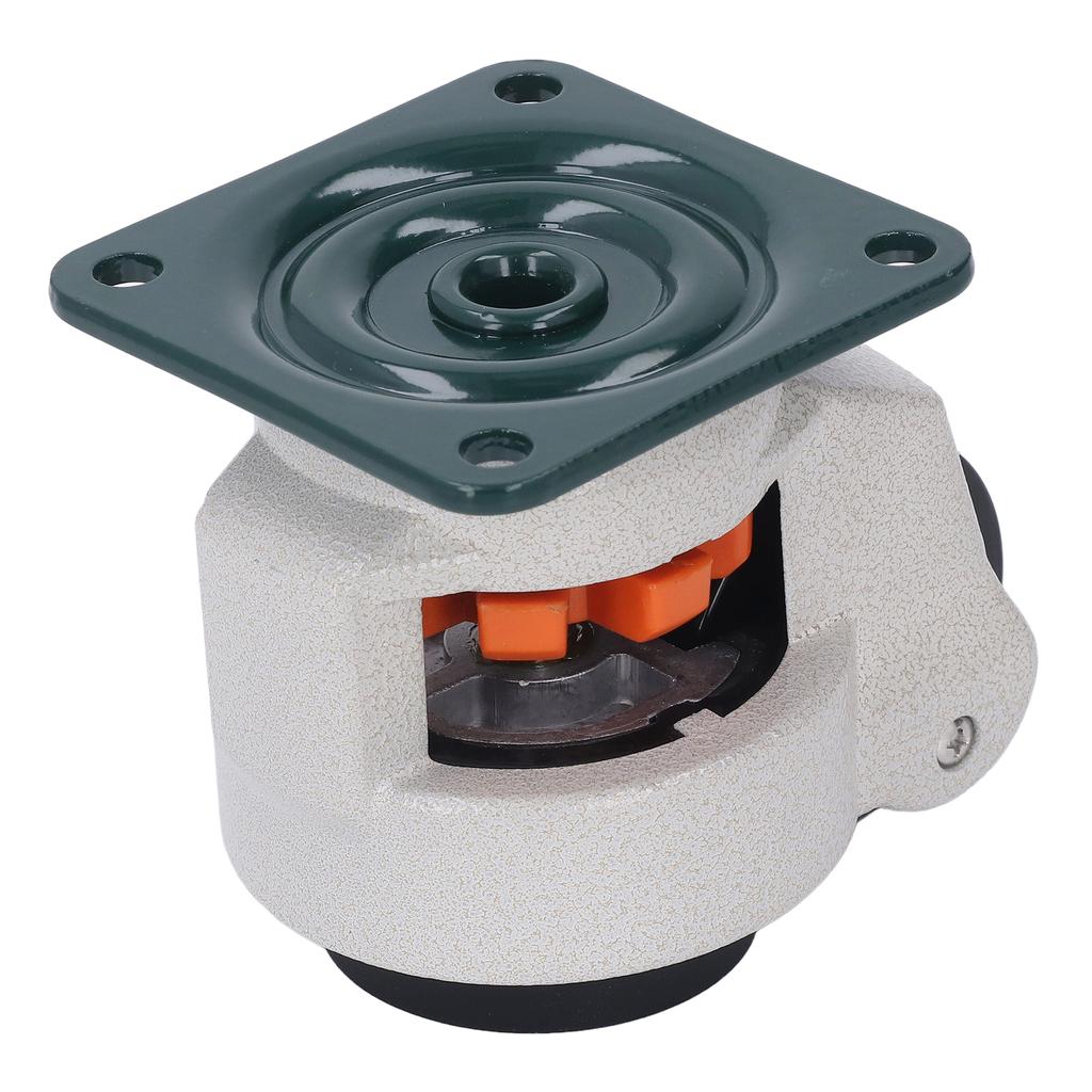 Leveling Stem Caster Heavy Duty Adjustable Wheel with Plate for Workbench Machine Equipment 62mm OD