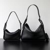 Genuine Leather Pillow Shape Tote Bag Women Soft Full-Grain Cowhide Large Capacity Crossbody Shoulder With Magnet