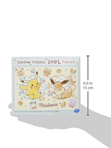 ENSKY Pokemon Pokemon Crayon Art 26 X 38cm Jigsaw Puzzle 108 Large Piece JIGSAW PUZZLE 108-L756