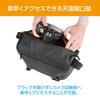 Hakuba [.co.jp Limited] HAKUBA Camera Bag Plus Shell Resist 02 Shoulder Bag M AZ Pure Black Water-resistant PVC Coating Water Resistant/stain Resistan