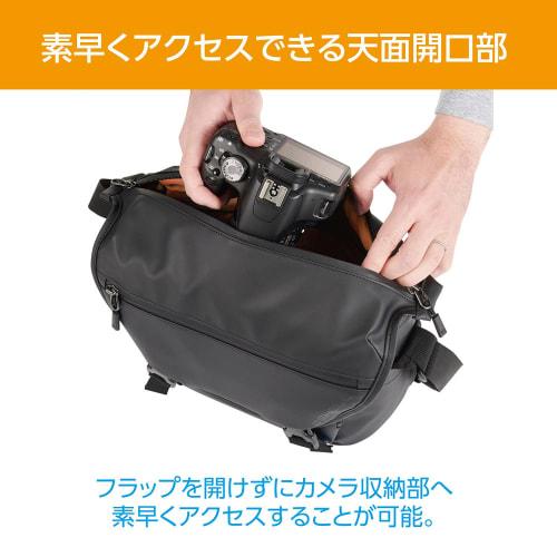 Hakuba [.co.jp Limited] HAKUBA Camera Bag Plus Shell Resist 02 Shoulder Bag M AZ Pure Black Water-resistant PVC Coating Water Resistant/stain Resistan