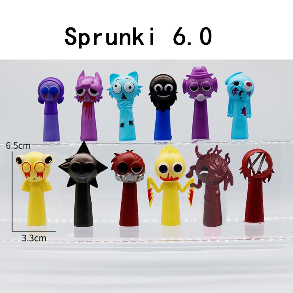 

Hot New 6 style12pcs/Set Mini Sprunki Action Figure Toy Cartoon Movie Sprunki Wenda Model Doll Figurines Kids High Quality Gift