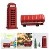 Decorative Fridge Magnets Double Deck British Bus And Telephone Box Fridge Magnet 3D Landmarks