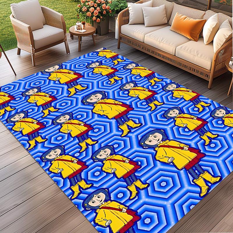Coraline Print Rug, Washable Floor Carpet, For Entryway Dorm Laundry Room Office Study, Home Decor Birthday Christmas Gift