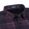 Chemise à carreaux à manches longues doublée polaire pour homme MONTAGUT