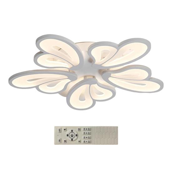 Lampa Sufitowa LED w Kształcie Kwiatu Ściemniana Nowoczesna Lampa Miękkie Światło Ochrona Oczu Lampka Nocna Artystyczne Oświetlenie Salonu w Kształcie Serca