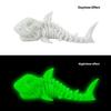 3D Printed Toy Luminous Shark Skeleton Model Glows
