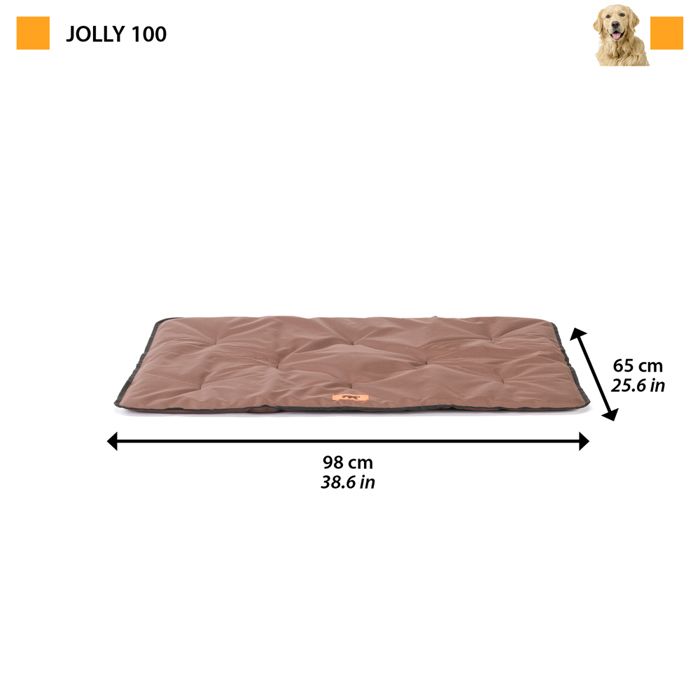 Ferplast jolly petit matelas en tissu technique. en différentes couleurs et mesures. 100 - 98 x 65 cm - gris