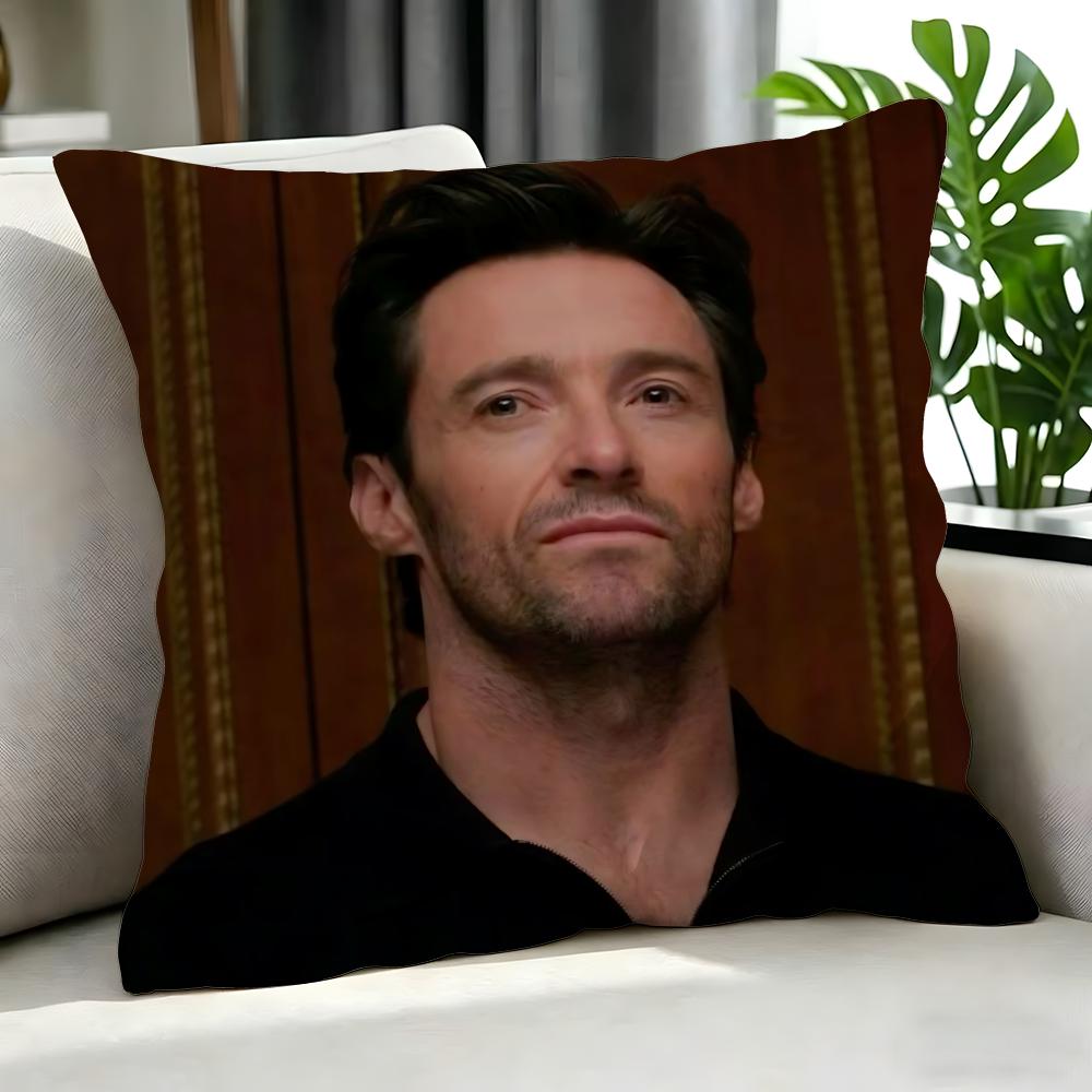 Movie Hugh Jackman Cushion Cover Cushion Cover Set 4Pcs 50X50 45X45 40X40 Pillowcase Decorative Sofa Home Decor