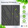LUCKEASY Left Drive for Hyundai Tucson NX4 Hybrid 2022-2026 Car All-weather Floor Mats Cargo Liner Trunk Pad TPE Accessories