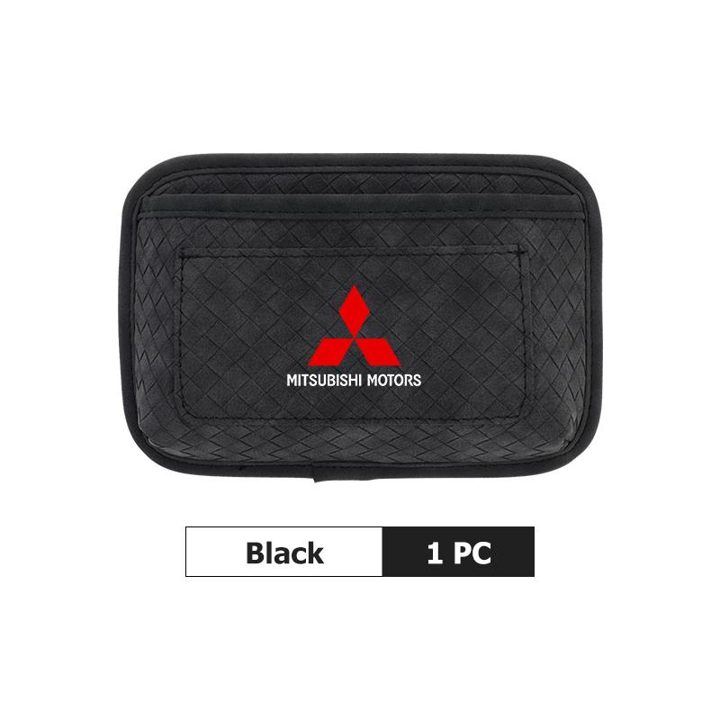 Self Adhesive Car Storage Pocket Sticky Organizer Bag Seat Back Side Door Box For Mitsubishi Outlander Lancer L200 ASX Pajero