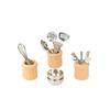 Miniature Kitchen Utensils Set 1:12 Scale Dollhouse Cookware Tools Dollhouse Kitchen Decoration Micro Scene Pretend Play
