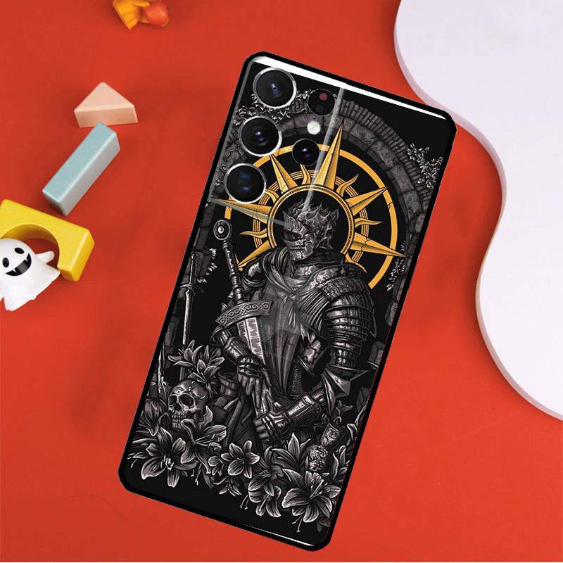 Dark Souls Case For Samsung Galaxy S23 S22 Ultra S8 S9 S10 Plus Note 10 20 Ultra S20 S21 FE Phone Cover