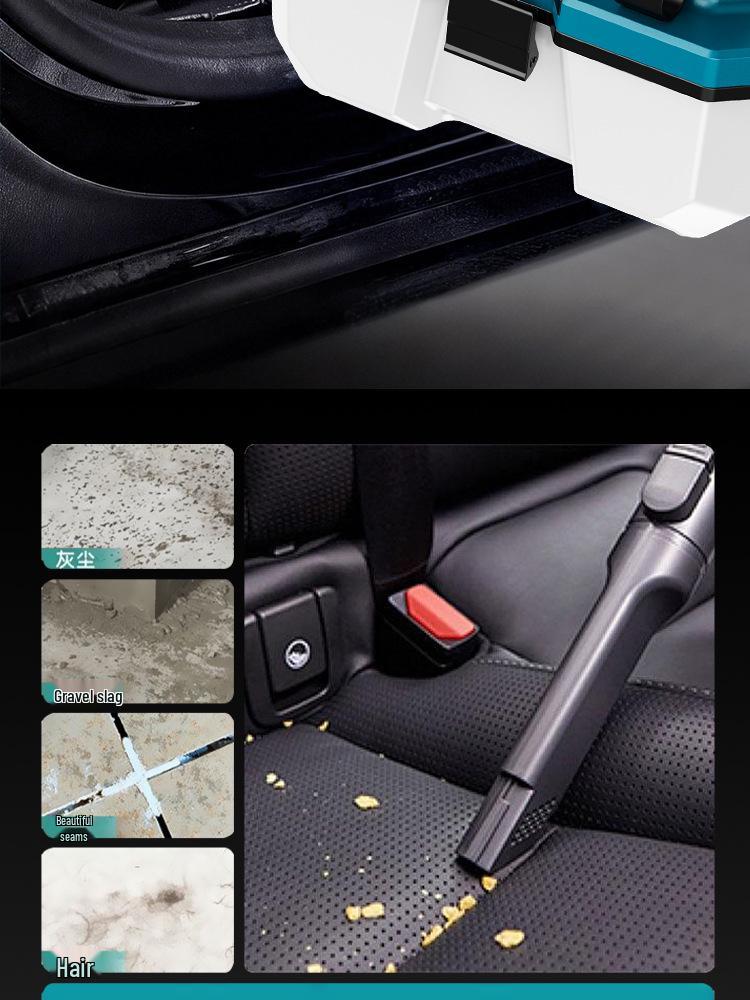 High-Power Industrial Vacuum Cleaner for Home, Car, and Commercial Use - Wet/Dry Dual Suction for Carpet and Grout Cleaning
