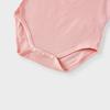 TONGTAI Baby Girl Sleeveless Modal Bodysuit with Lace Collar