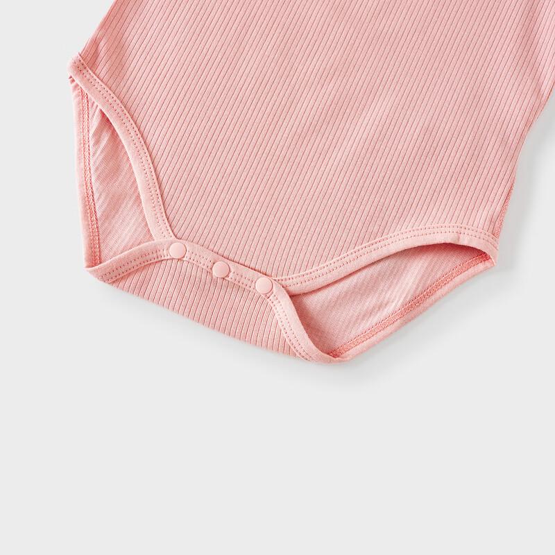 TONGTAI Baby Girl Sleeveless Modal Bodysuit with Lace Collar