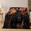 2026 New Legend Rappers Star Art Cartoon Hip Hop Flannel Blanket,Cozy Soft Throw Blanket for Home Bedroom Bed Sofa Cover Gift
