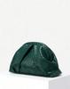 Nuovo stile borsa a mano plissettata rivettata da donna, pochette, borsa con cerniera, alla moda, casual, semplice, per il tragitto quotidiano, borsa da sera
