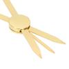Compass Eyebrow Ruler Adjustable Accurate Positioning Stainless Steel Material Gold Compass Design Brow Measuring Tool