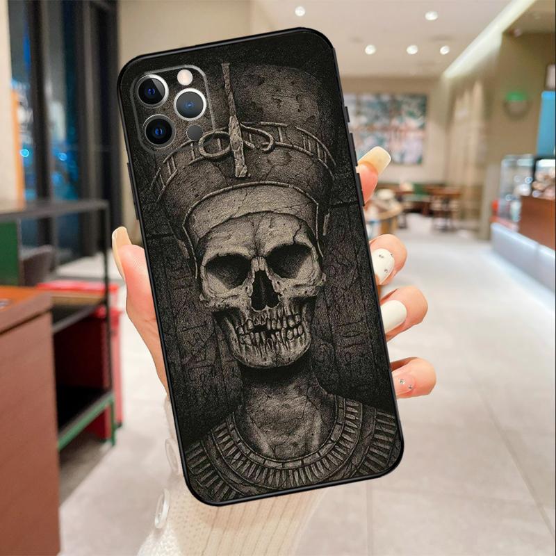 Ancient Egypt Pharaoh Phone Case For iPhone 16 15 14 11 12 13 17 Pro Max mini 15 Plus 16e 17 Air Protective Cover