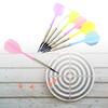 Set of 6Pcs Plastic Tip Dart, Not Easy to Break and Bend Profession 14g Electric Soft Tip Dart with Integrated Shafts