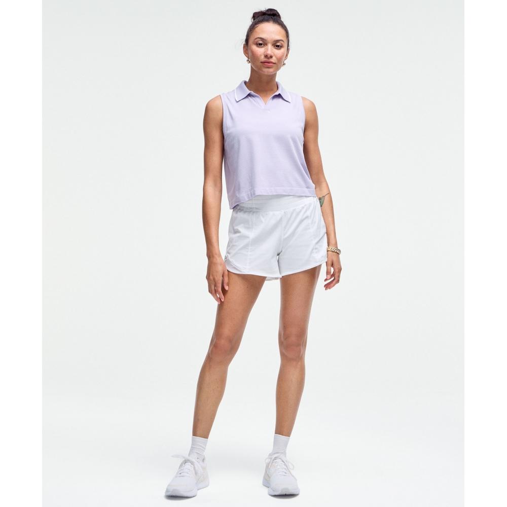 Lululemon Hotty Hot High Rise Lined Short 4  White