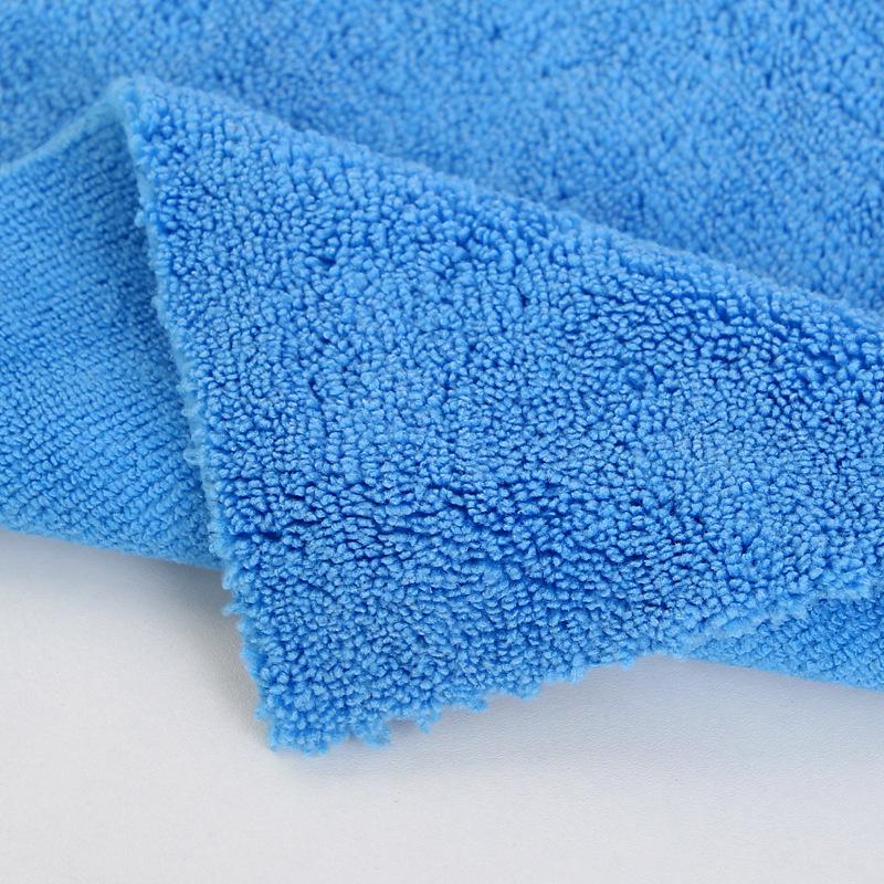 Premium Warp Knit High/Low Pile Non-Scratch Car Wash Towel for Water Absorption & Interior Cleaning