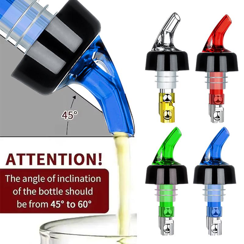 30ml/45ml Wine Pourer Automatic Measured Bottle Pourer Quick Spirit Measure Pourer Drink Wine Cocktail Dispenser Home Bar Tool