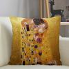 Klimt Pillow Cover Polyester Printed Art Cushion Case Sofa Home Decor Xcm Bedroom Living Room Throw Pillowcase Gift