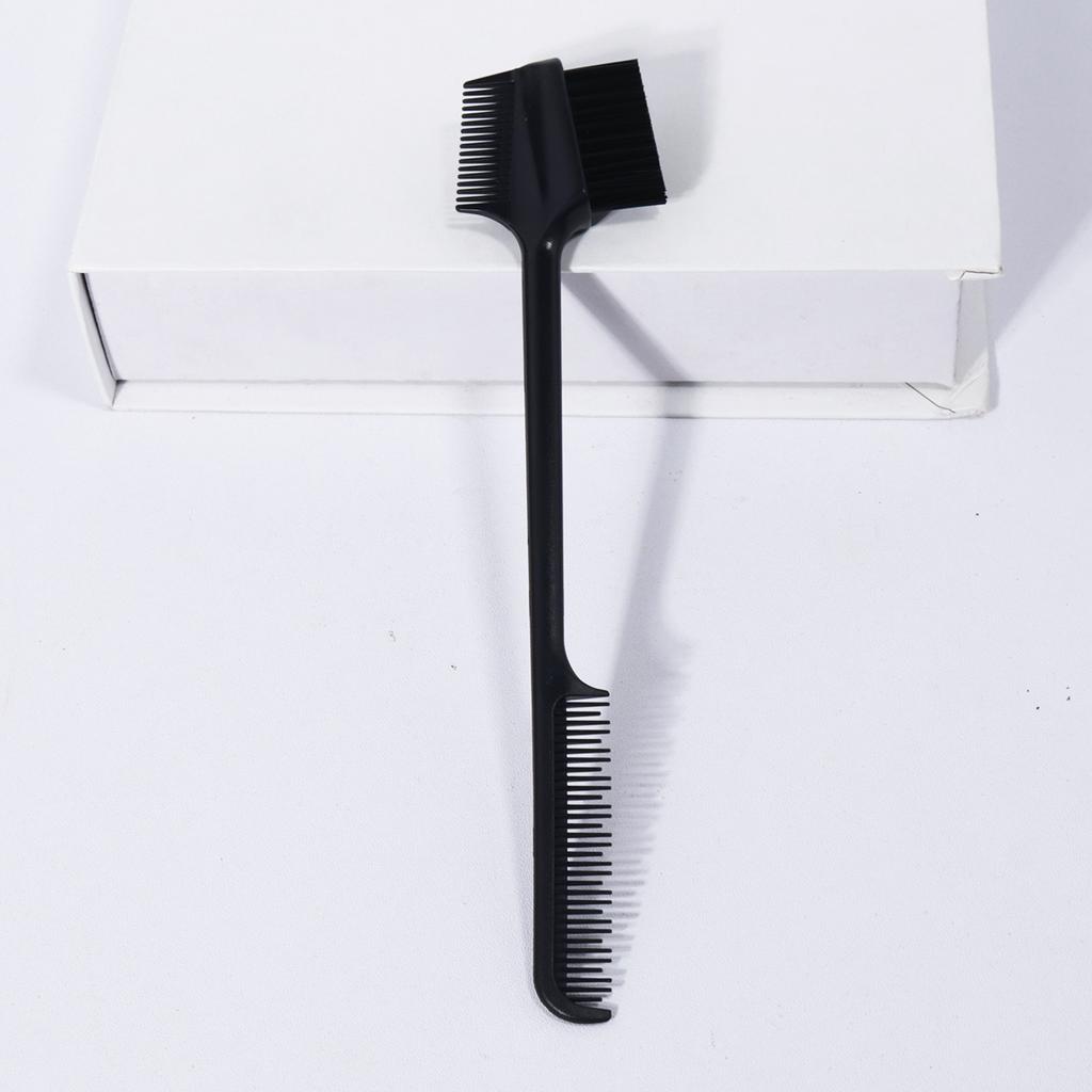 Double sided edge comb control hair brush, double-sided three in one edge control brush, hair salon comb hair styling tool