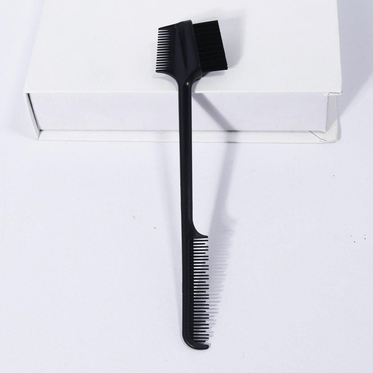 Double sided edge comb control hair brush, double-sided three in one edge control brush, hair salon comb hair styling tool
